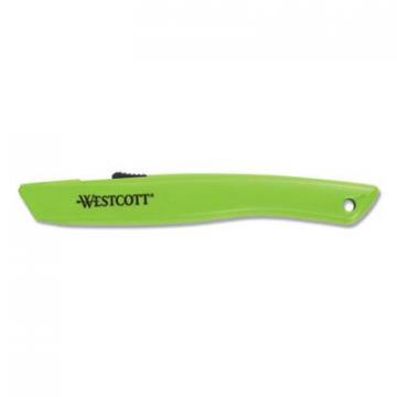 Westcott Safety Ceramic Blade Box Cutter, 6.15", Green