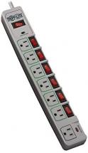 Tripp Lite TLP76MSG 7 Outlet (6 Individually Controlled) Surge Protector Power Strip