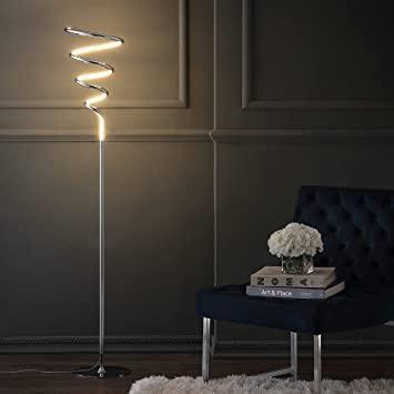 JONATHAN Y JYL7027A Scribble 60.5" Dimmable Metal Integrated LED Floor Lamp