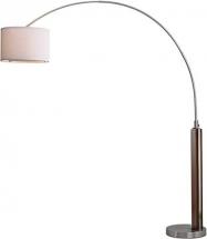 Safavieh LIT4354A Lighting Collection Aries 86.5" Nickel Arc Floor Lamp