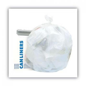 Heritage High-Density Waste Can Liners, 50-60 gal, 0.68 mil, 46 x 50, Natural, 200/Carton