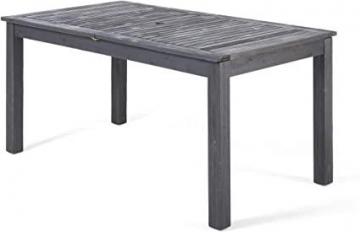 Great Christopher Knight Home 305357 Eric Outdoor Expandable Acacia Wood Dining Table
