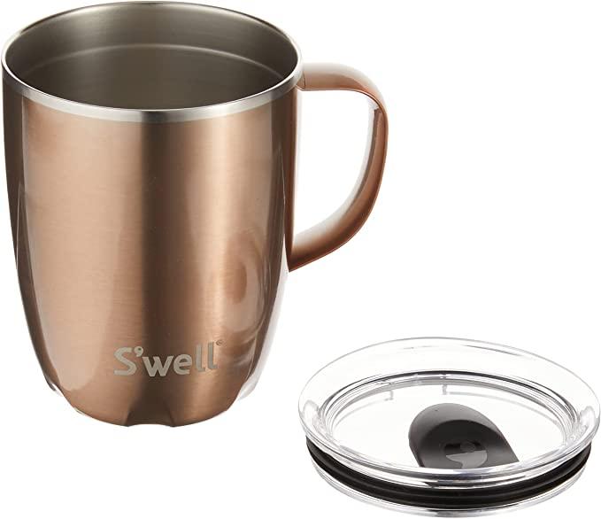 S’well Stainless Steel Travel Mug with Handle - 12oz – Pyrite