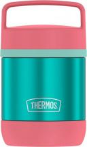 THERMOS Stainless Steel Vacuum 10 Ounce Food Jar, Teal