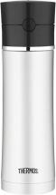 THERMOS Sipp 18 Ounce Stainless Steel Tritan Hydration Bottle, BlackHydration Bottle