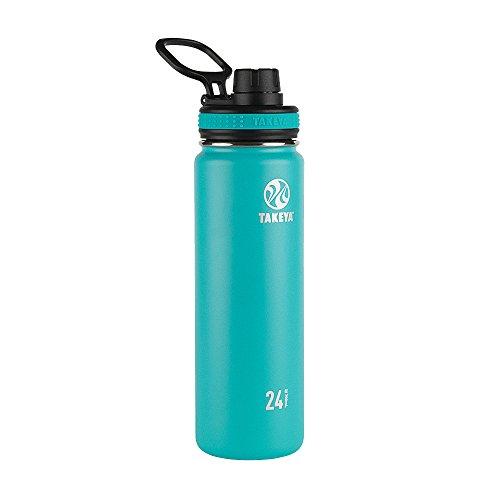 Takeya Ocean Originals Vacuum-Insulated Stainless-Steel Water Bottle, 24oz