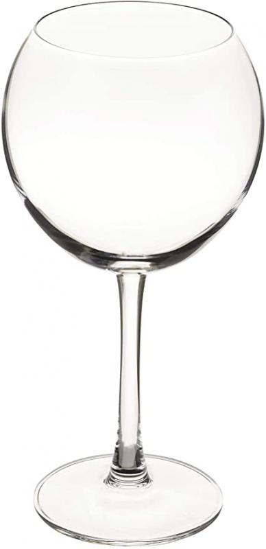 Restaurantware Voglia Nude 20 Ounce Gin Balloon Glasses, Set Of 6 Crystal Red Wine Glasses