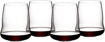 Riedel Stemless Wings Cabernet Sauvignon Wine Glass, Set of 4, Clear