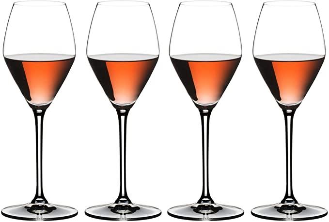 Riedel Extreme Rose/Champagne Wine Glass, 4 Count, Clear