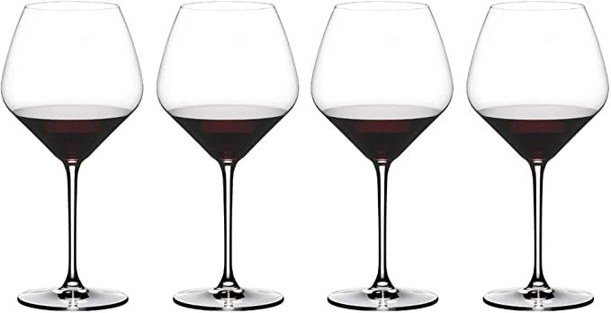 Riedel Extreme Pinot Noir Wine Glasses, 4 Count, Clear
