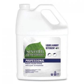 Seventh Generation Professional Liquid Laundry Detergent, Free and Clear Scent, 1 gal Bottle