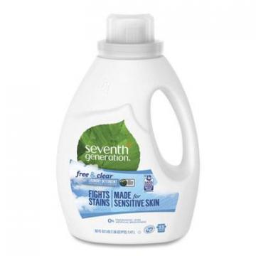 Seventh Generation Natural 2X Concentrate Liquid Laundry Detergent, Free and Clear, 33 loads