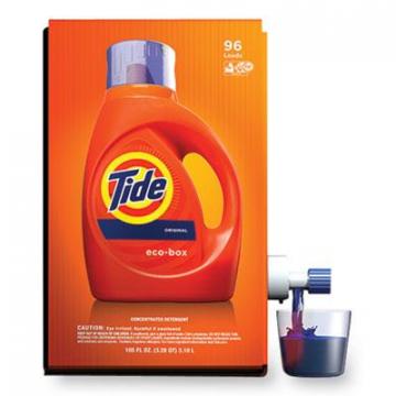 Tide Eco-Box HE Liquid Laundry Detergent, Tide Original Scent, 105 oz Bag-In-A-Box