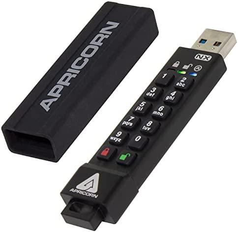 Apricorn Aegis Secure Key 3 NX 32GB 256-Bit Encrypted Secure USB 3.0 Flash Drive