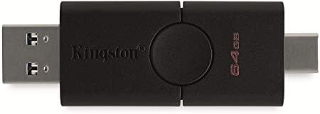 Kingston DataTraveler Duo DTDE/64GB Flash Drive 64GB USB 3.2 Gen1 + Type-C