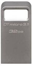 Kingston DataTraveler Micro 3.1 32GB USB 3.0 Flash Drive - Silver