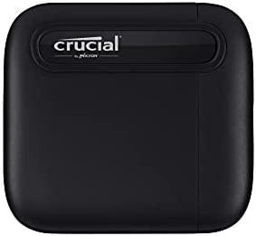 Crucial X6 500GB Portable SSD USB 3.2 External Solid State Drive, USB-C