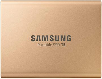 Samsung T5 500 GB USB 3.1 Gen 2 (10 Gbps, Type-C) External Solid State Drive