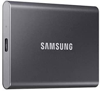 Samsung T7 Portable SSD 2TB, Gray