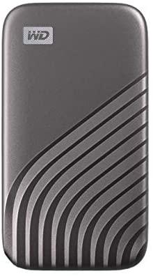 Western Digital 500GB My Passport SSD External Portable Solid State Drive, Gray
