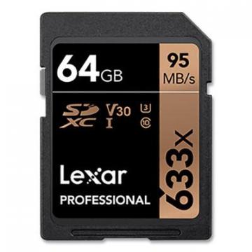 Lexar SDXC Memory Card, UHS-I U1 Class 10, 64 GB