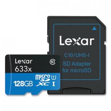 Lexar microSDXC Memory Card, UHS-I U1 Class 10, 128 GB