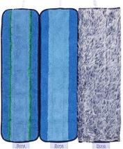 Bona Microfiber Pad 3-Pack includes Dusting, Cleaning, and Deep Cleaning Pad