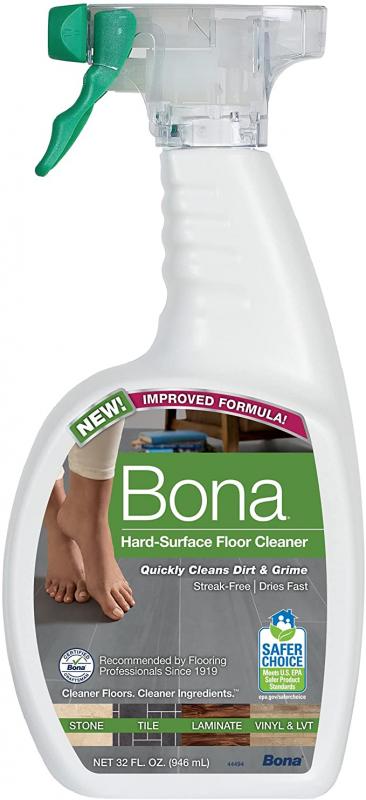Bona Hard-Surface Floor Cleaner Spray, for Stone Tile Laminate and Vinyl LVT/LVP