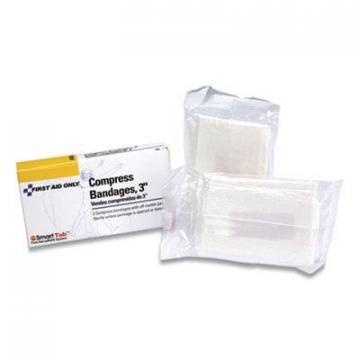 First Aid Only Compress Bandages, 3" x 2", 2/Box