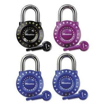 Master Lock Set-Your-Own Combination Lock, Steel, 1 7/8" Wide, Assorted