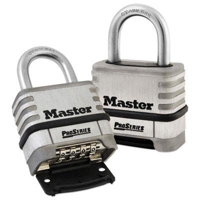 Master Lock ProSeries Stainless Steel Easy-to-Set Combination Lock, Stainless Steel, 5/16"