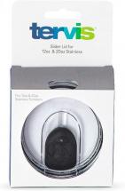 Tervis Slider Lid for Stainless Steel Tumblers, Black with Clear