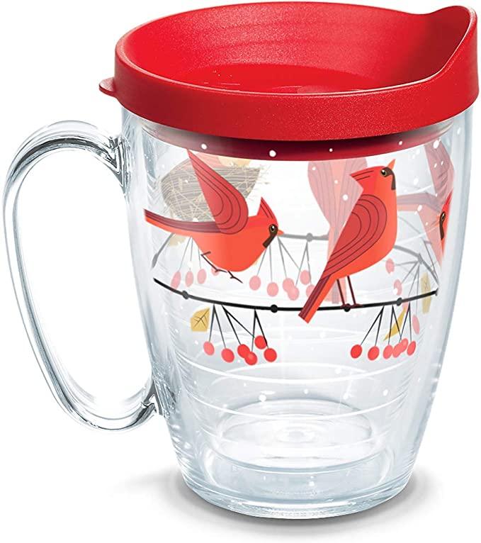 Tervis Cardinals Insulated Tumbler with Wrap and Lid, 16 oz, Classic