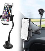 Macally Windshield Adjustable Suction Cup Window Phone Mount Holder