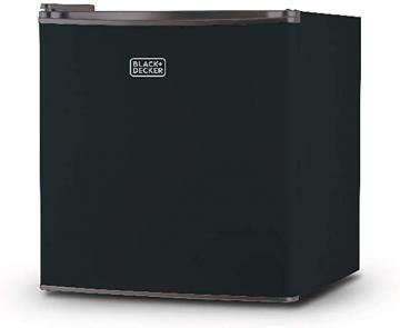 BLACK+DECKER BCRK17B Compact Refrigerator Energy Star Single Door Mini Fridge with Freezer
