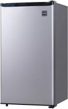 RCA RFR322-B RFR322 3.2 Cu Ft Single Door Mini Fridge with Freezer, Platinum, Stainless