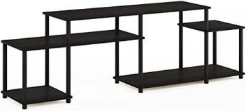 Furinno Turn-N-Tube Handel Stand for TV up to 55 Inch, Espresso