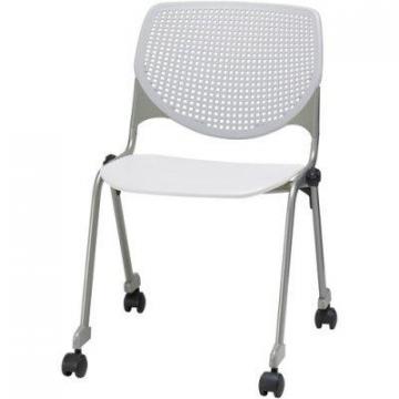 KFI Kool Caster Chair-Perforated Back (CS2300B13S8)