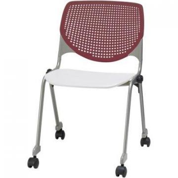KFI Kool Collection CS2300 Armless Chair with Casters (CS2300B7S8)