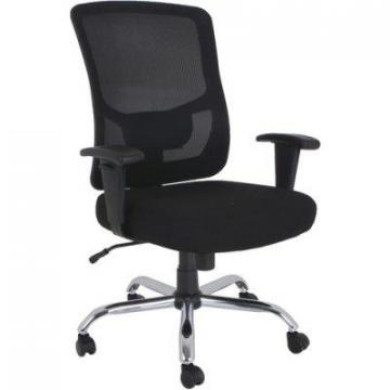 Lorell Big & Tall Mid-back Leather Guest Chair