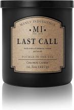 Manly Indulgence Last Call Jar Candle 16.5 oz - Woodsy Vetiver, Oakmoss - Citrus & Spicy Hints