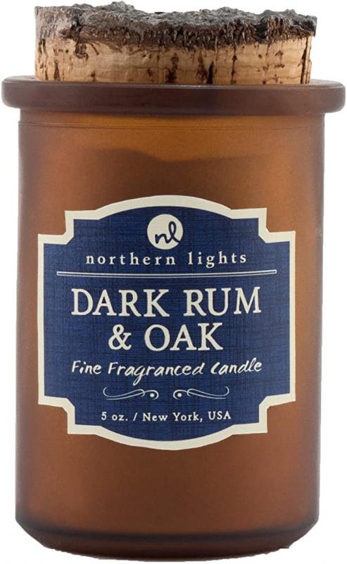 Northern Lights Candles Spirit Candles, Dark Rum & Oak