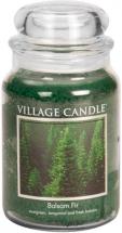 Village Candle Balsam Fir Large Apothecary Jar, Scented Candle, 21.25 oz.