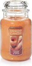 Yankee Candle 1342440Z Large Jar Candle, Sugar & Spice