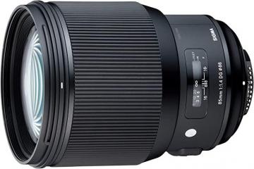 Sigma 321955 85 mm F1.4 DG HSM Art Nikon Mount Lens - Black