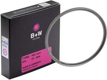 B+W 010 UV Haze and Protection Filter (82 mm, T-Pro, Titanium Finish, MRC Nano, 16x Hardened)
