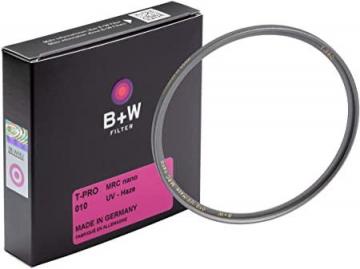 B+W 010 UV Haze and Protection Filter (72 mm, T-Pro, Titanium Finish, MRC Nano, 16x Hardened)