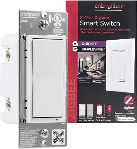 Enbrighten Zigbee Smart Light Switch with QuickFit and SimpleWire