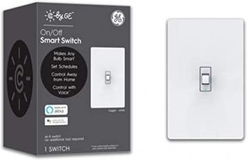 Ge C by GE 4-Wire On/Off Toggle Style Smart Switch with Bluetooth and Wi-Fi