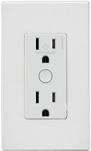Leviton ZW15R-1BW Decora Smart Tamper-Resistant Outlet with Z-Wave Technology, 1 Pack, White